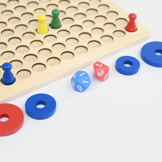Wooden Multiplication VS Board Game