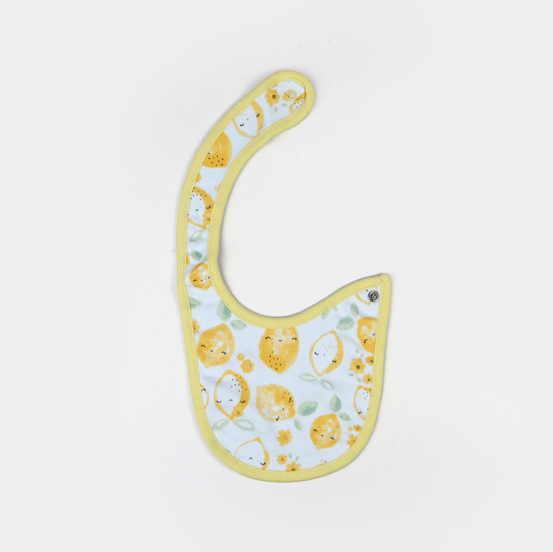 Pack Of 3 Baby Cotton Interlock Bibs Set-MIX