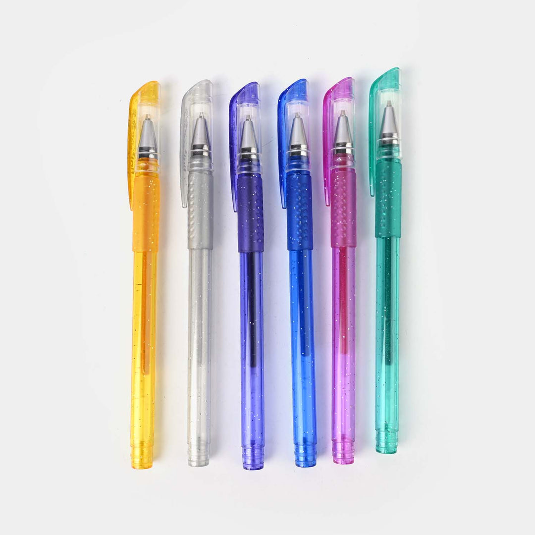 Glitter Gel Pen 6PCs Set For kids