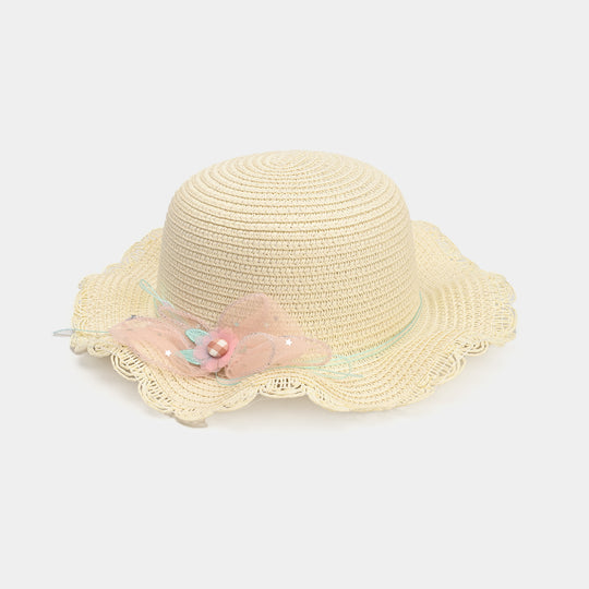 Cute Baby Beach Round Cap/Hat with Elastic | 18M+