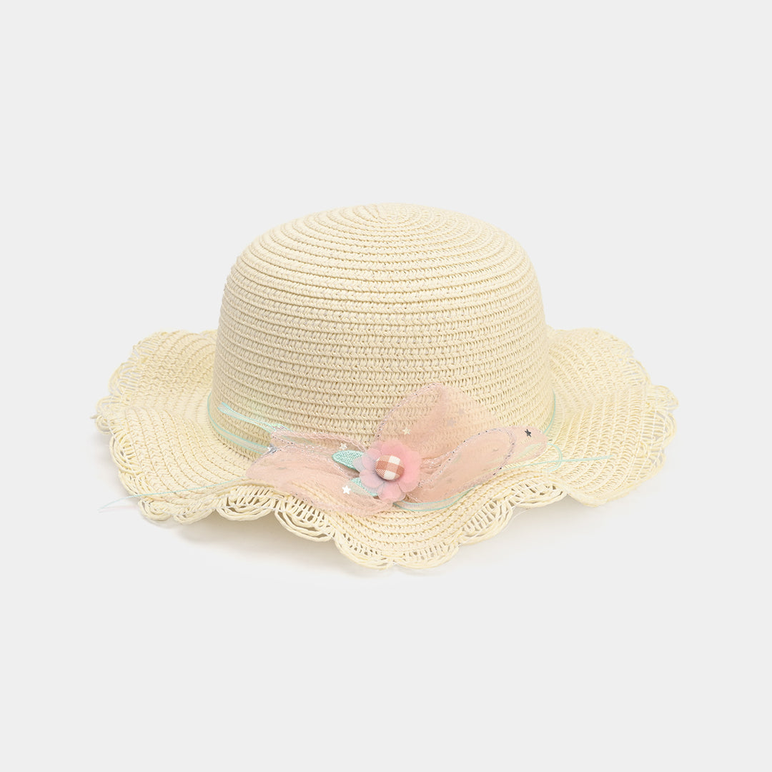 Cute Baby Beach Round Cap/Hat with Elastic | 18M+