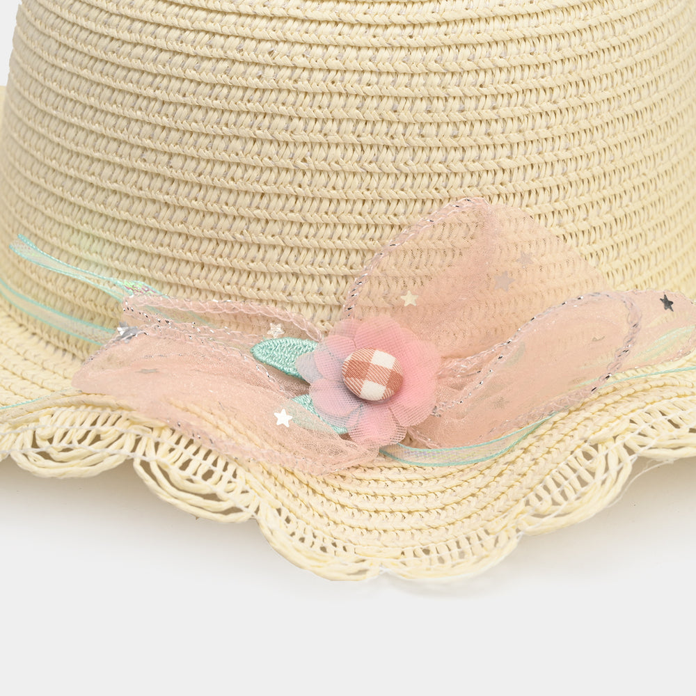 Cute Baby Beach Round Cap/Hat with Elastic | 18M+