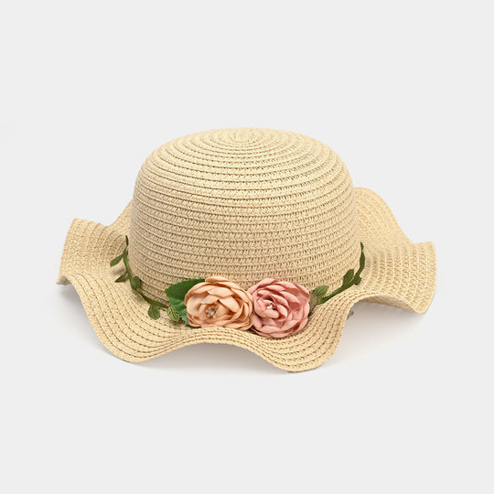 Cute Baby Beach Round Cap/Hat with Elastic | 18M+