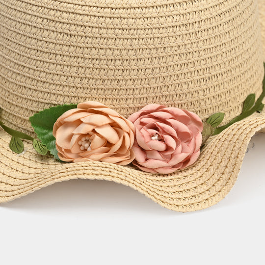 Cute Baby Beach Round Cap/Hat with Elastic | 18M+