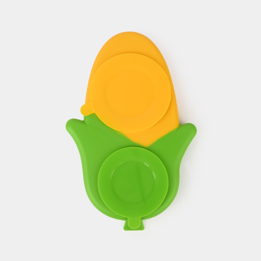 Silicone Corn Baby Feeding Set