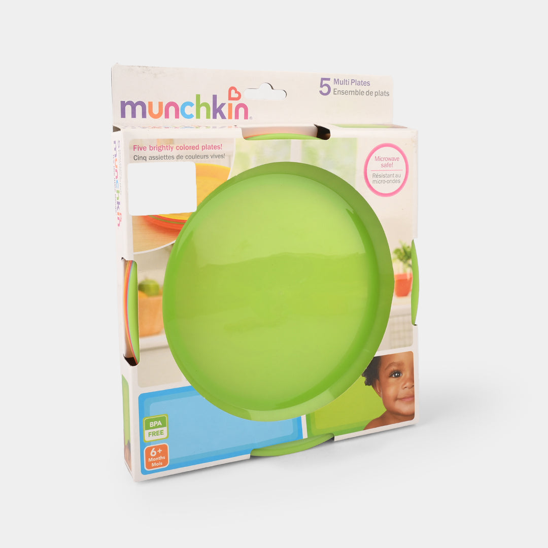 Munchkin Baby 5Pcs Multi Plates Set