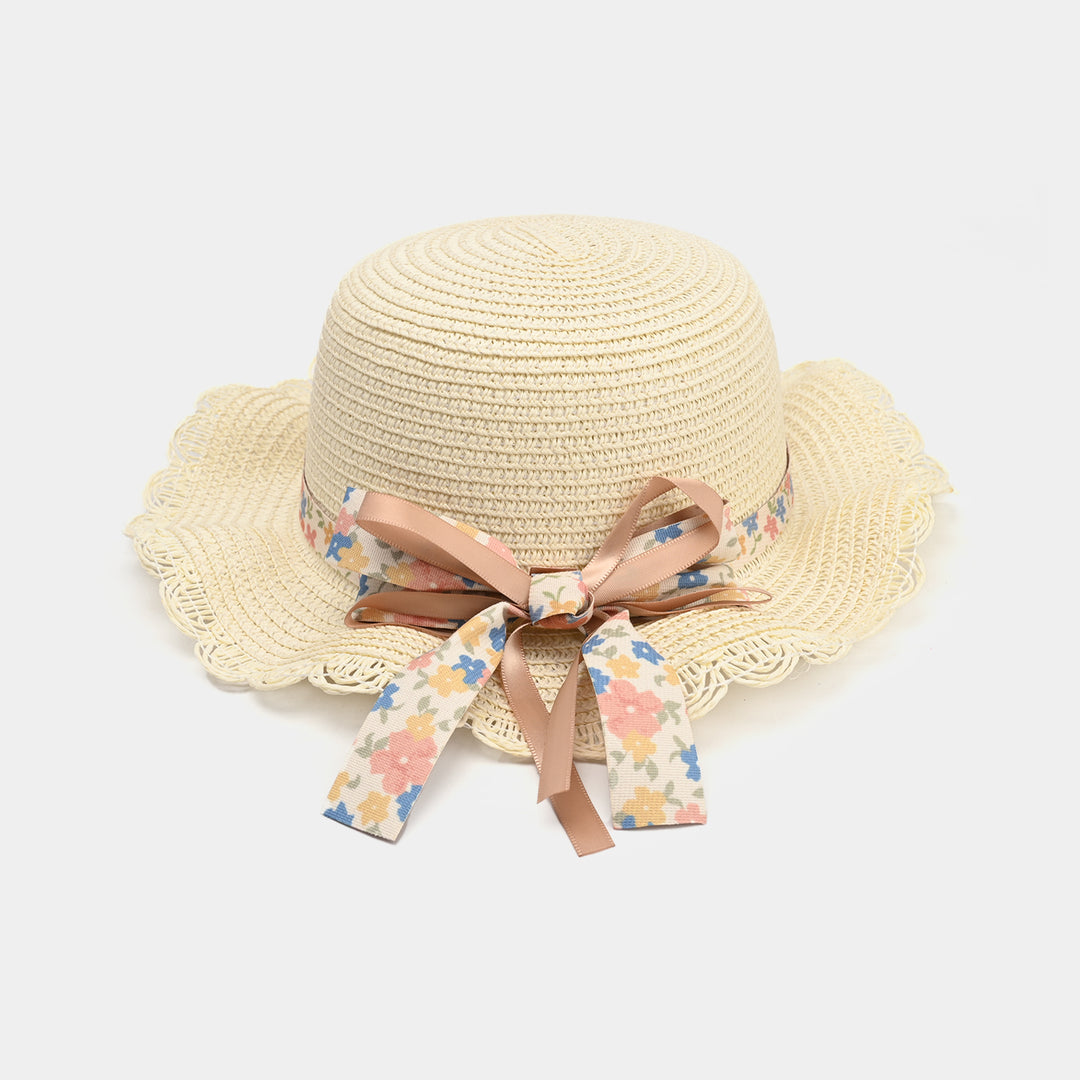 Cute Baby Beach Round Cap/Hat with Elastic | 18M+