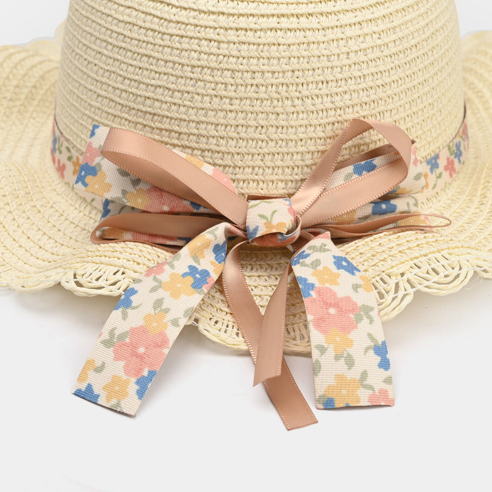 Cute Baby Beach Round Cap/Hat with Elastic | 18M+