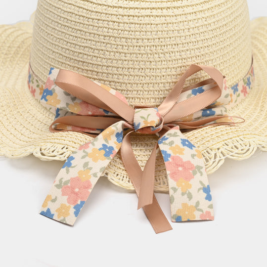Cute Baby Beach Round Cap/Hat with Elastic | 18M+