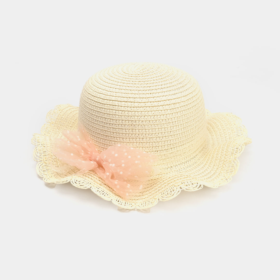 Cute Baby Beach Round Cap/Hat with Elastic | 18M+