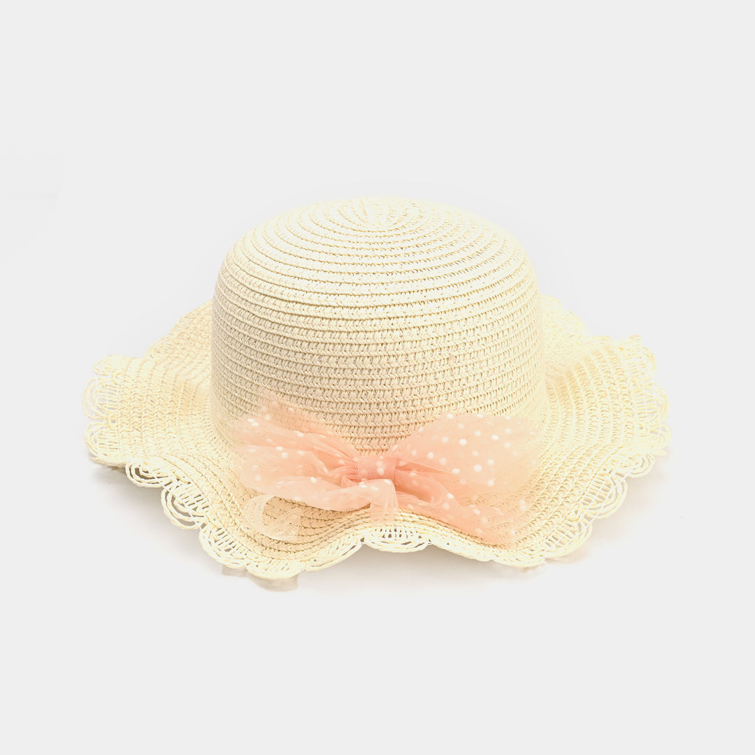 Cute Baby Beach Round Cap/Hat with Elastic | 18M+