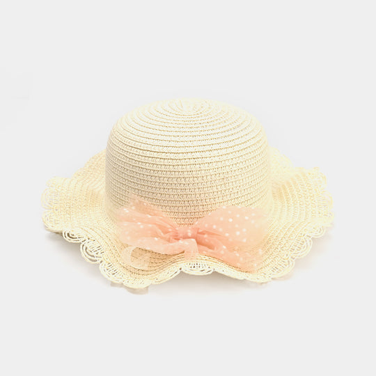 Cute Baby Beach Round Cap/Hat with Elastic | 18M+