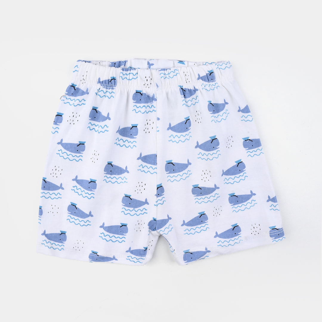 Infant Unisex Cotton Shorts 3-Piece Set