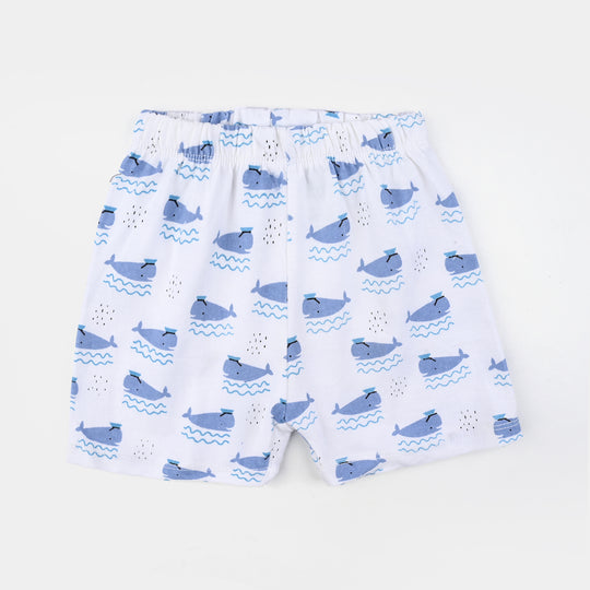 Infant Unisex Cotton Shorts 3-Piece Set