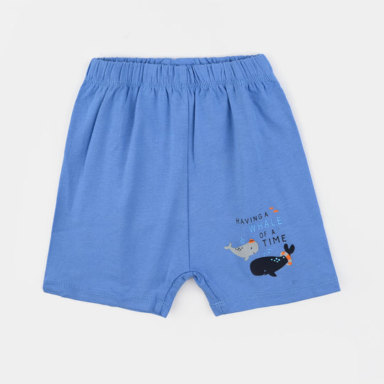Infant Unisex Cotton Shorts 3-Piece Set