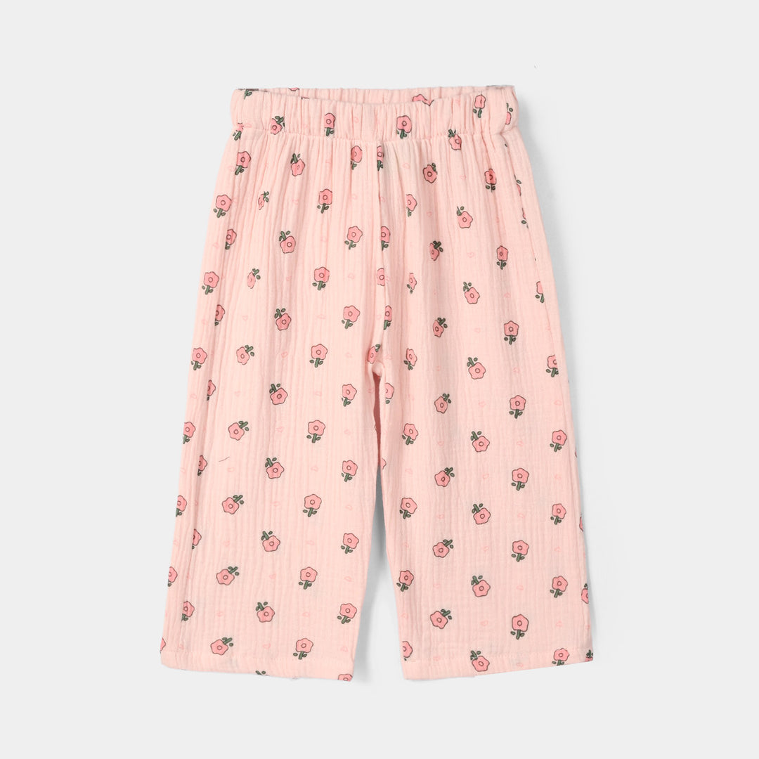 Infant Girls Gauze 2-Piece Suit (Floral Mist) - Pink