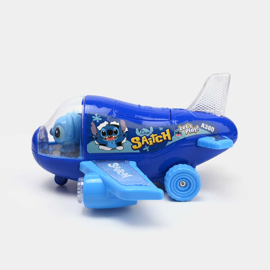 Kids Electric Stunt Rotating Plane with Light & Sound