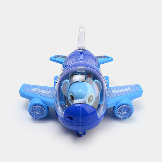 Kids Electric Stunt Rotating Plane with Light & Sound