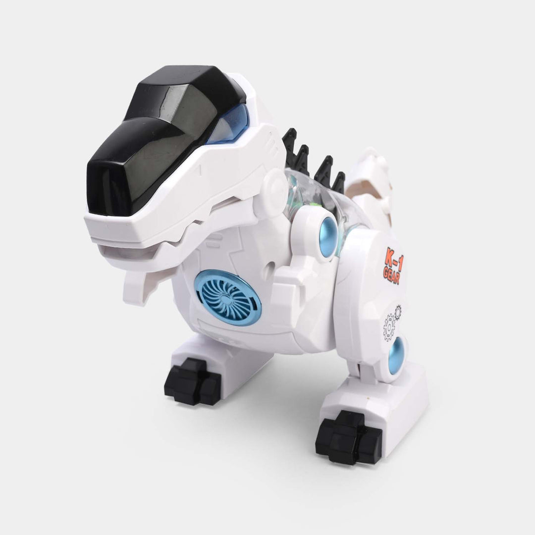 Kids Electric Gear Dinosaur Toy with Light & Music
