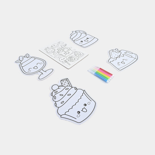 DIY Color-Your-Own Cutouts & Marker Set
