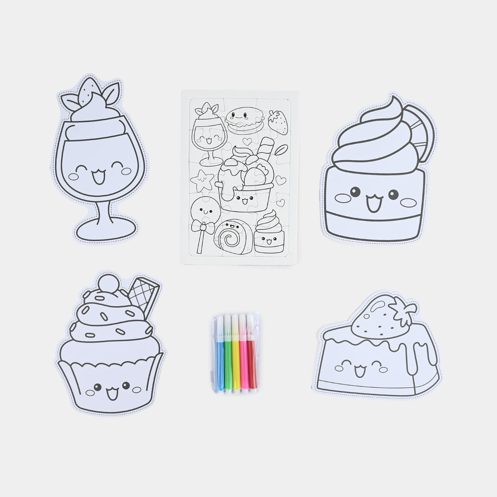 DIY Color-Your-Own Cutouts & Marker Set