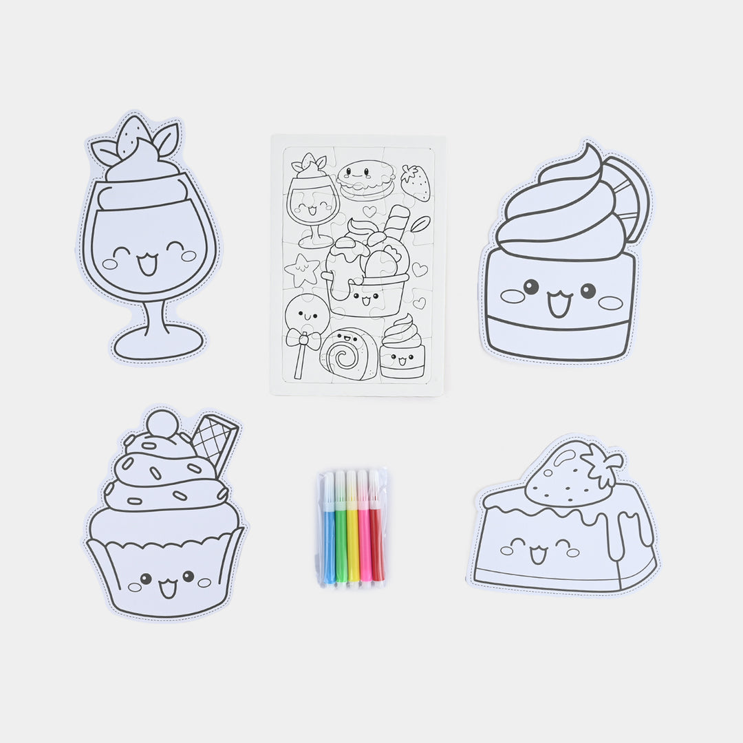 DIY Color-Your-Own Cutouts & Marker Set