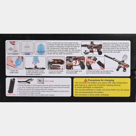 Electric Gel Ball Blaster For Kids Model TEC-9
