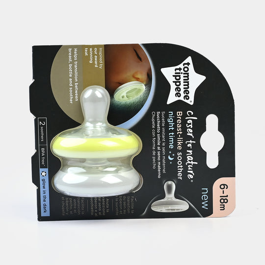 Tommee Tippee 2-Piece Breast Like Soother - 6-18 months