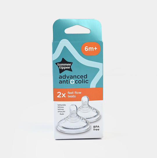 Natural Start Adv Anti Colic Fast Flow Soft Teat 2-PK