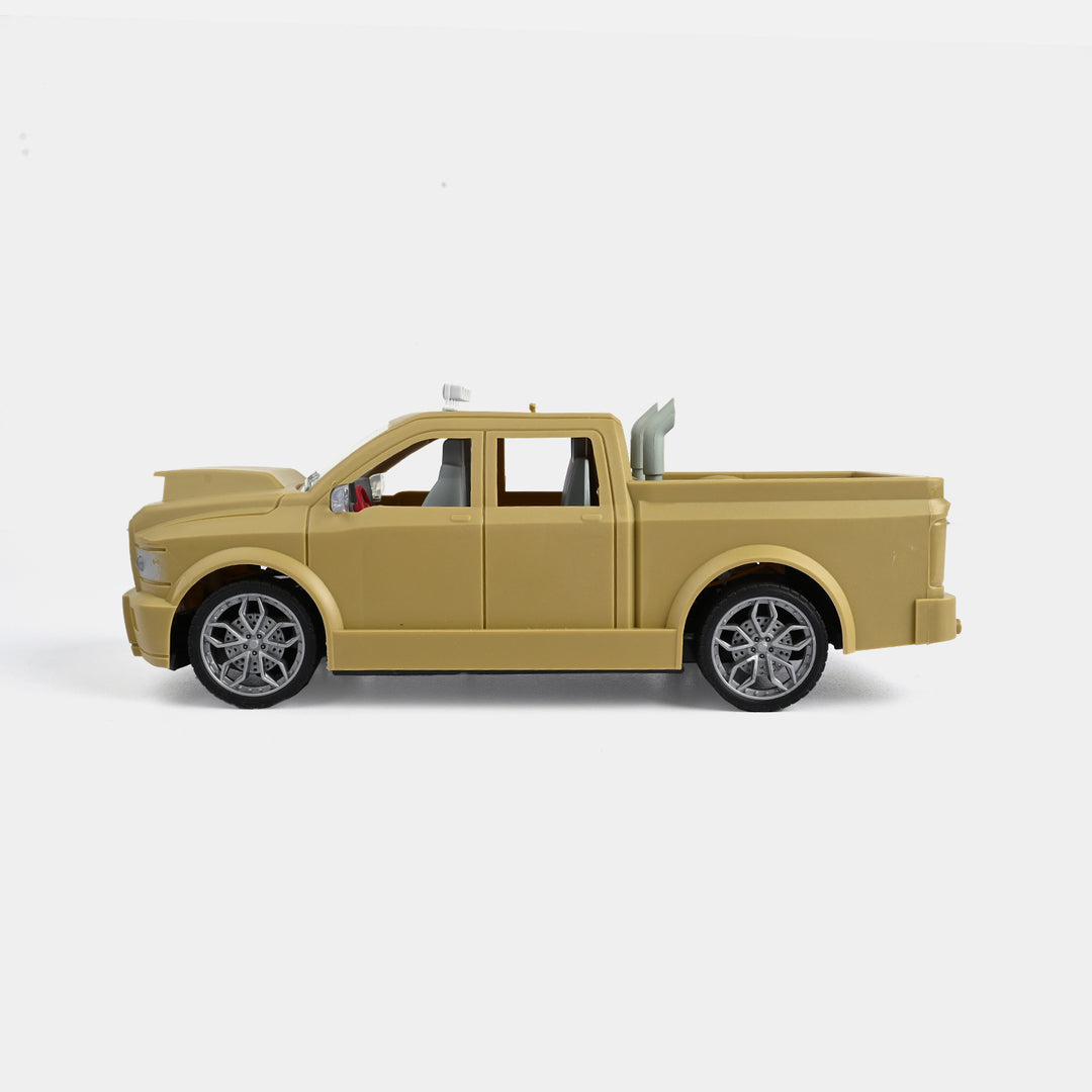 Remote-Controlled Pickup Truck with Flashing Lights