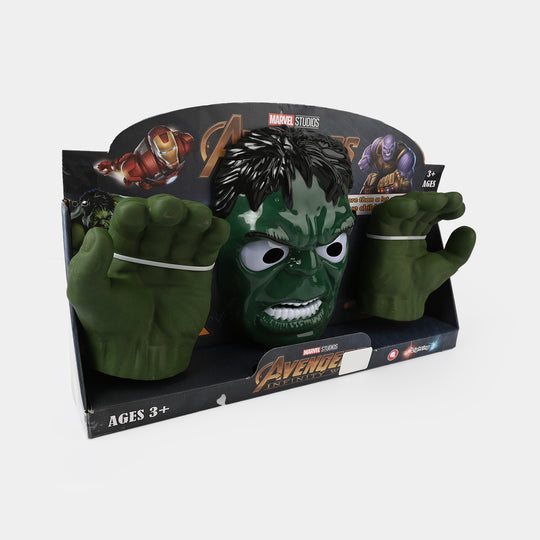 Character Mask & Fists Toy Set | Light-Up Feature