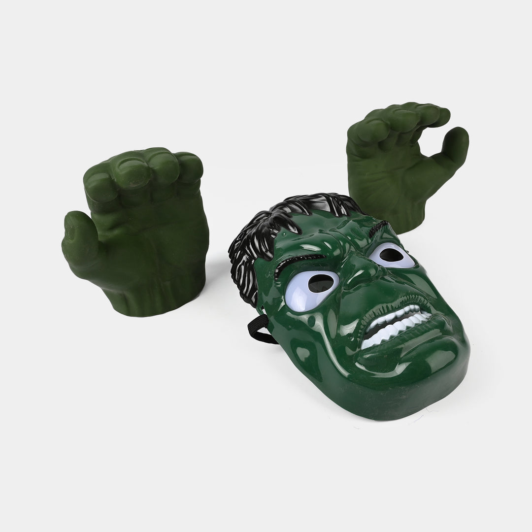 Character Mask & Fists Toy Set | Light-Up Feature