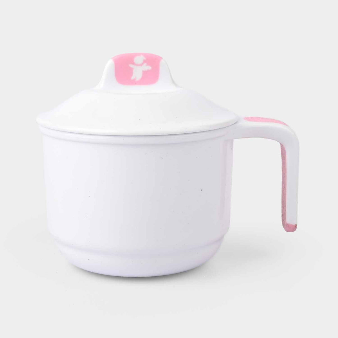 Baby Feeding Training Cup with Lid and Handle – Spill-Proof Toddler Mug