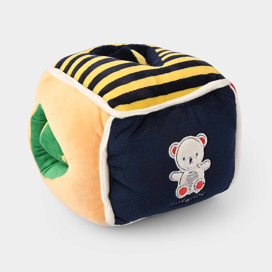 Soft Plush Activity Cube Toy for Babies