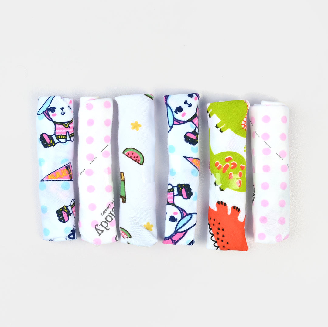 Baby Face towels/Washcloths 6Pcs
