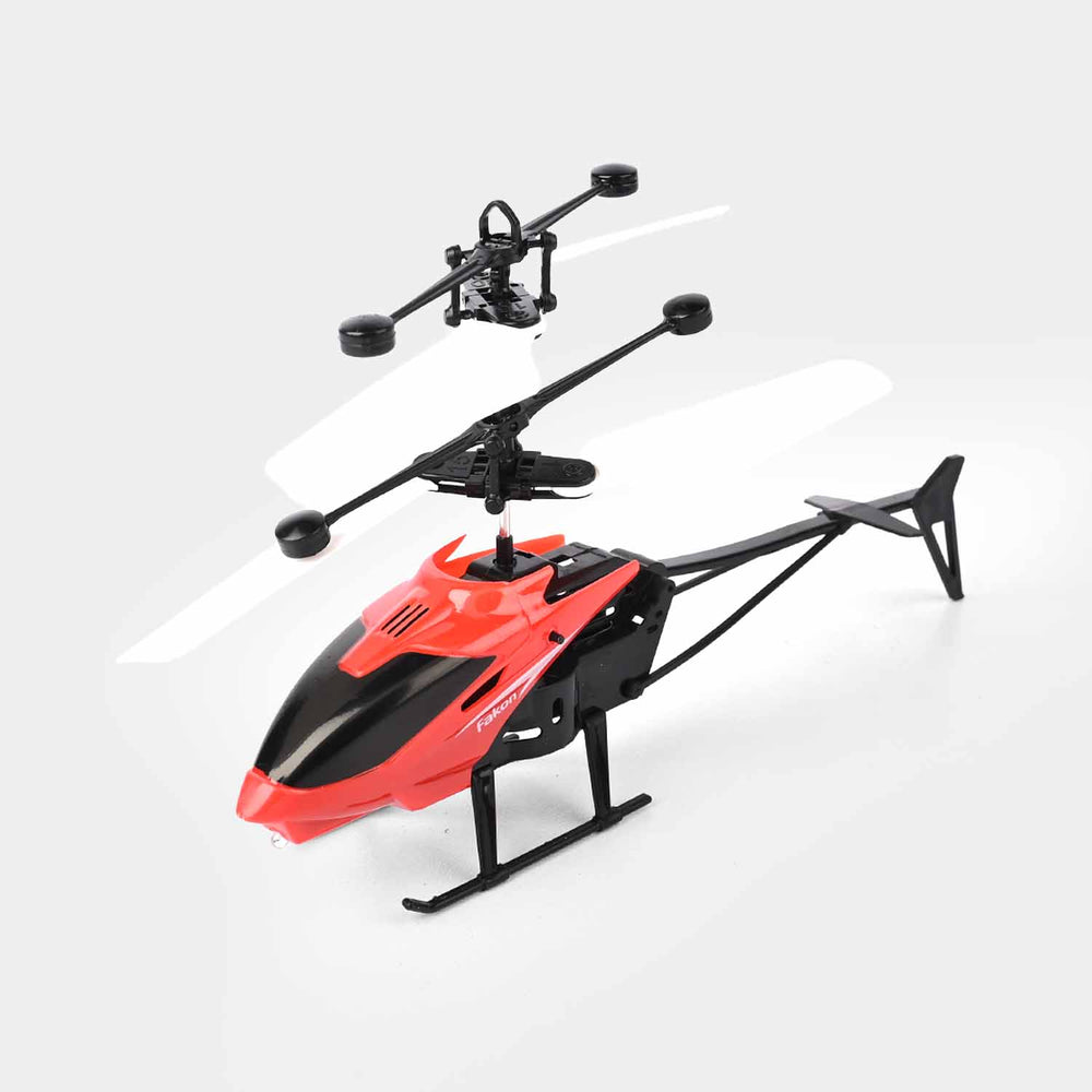 Induction Aircraft Toy – Rechargeable RC Helicopter with Sensor Control