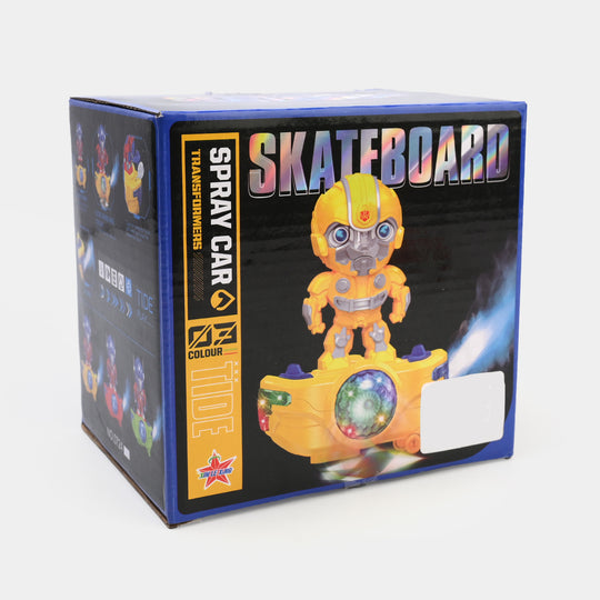 Electric Spray Skateboard  For Kids