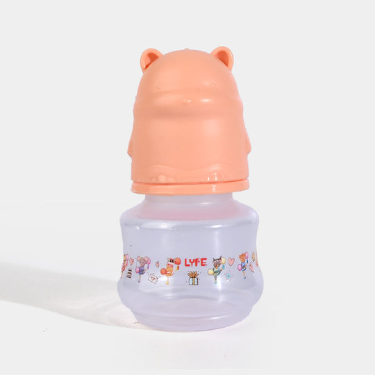 Lyfe Baby Plastic Feeding Bottle 2Oz |60ml |- Orange