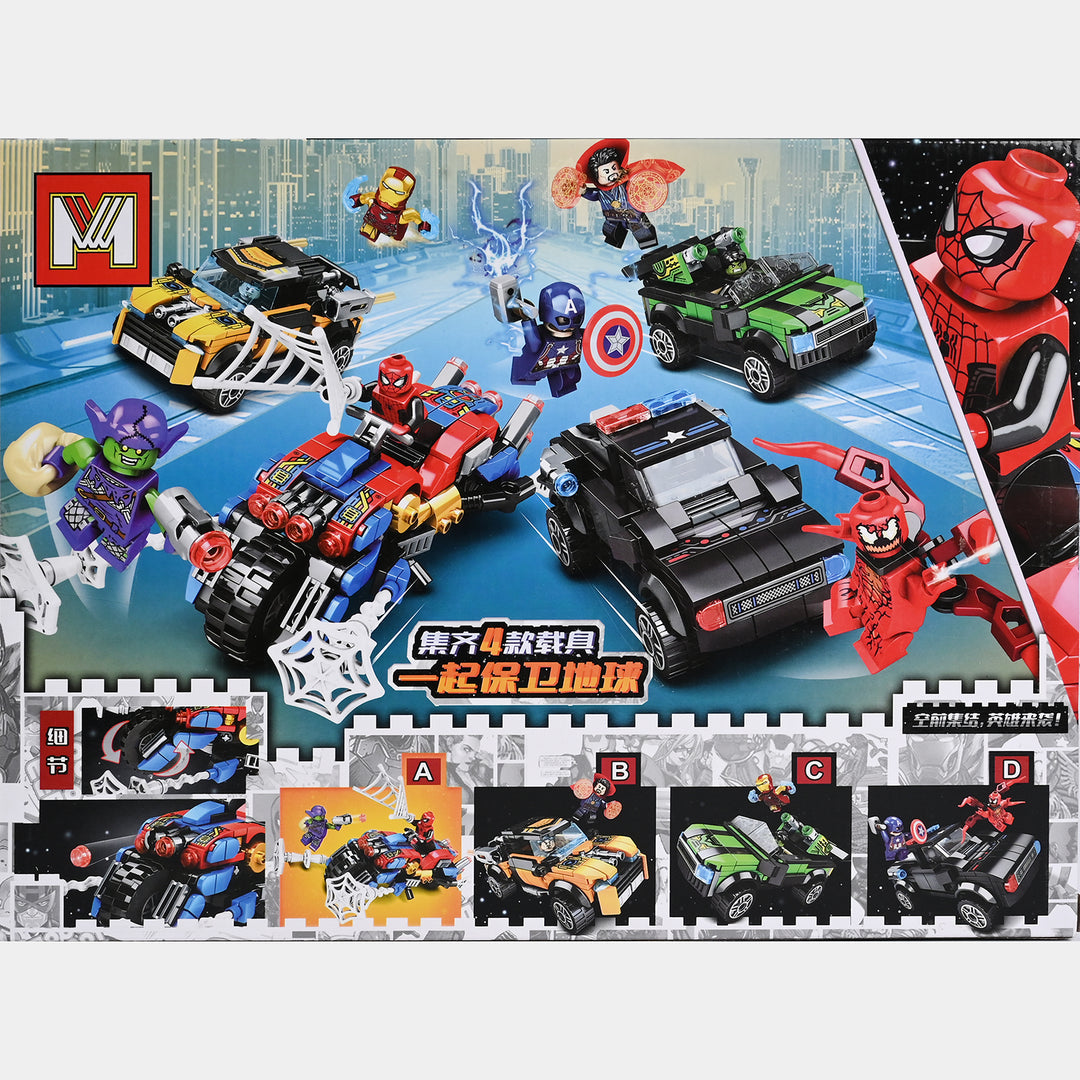 Character Building Blocks Play Set For Kids