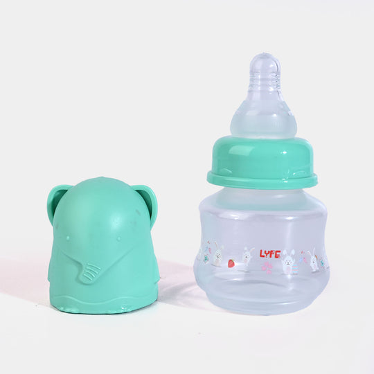 Lyfe Baby Plastic Feeding Bottle 2Oz |60ml |Green