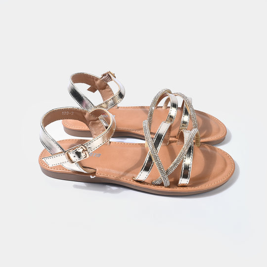 Girls Sandal 189-2-Golden