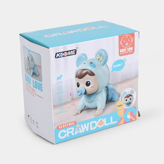 Crawling Baby Doll Toy with Music