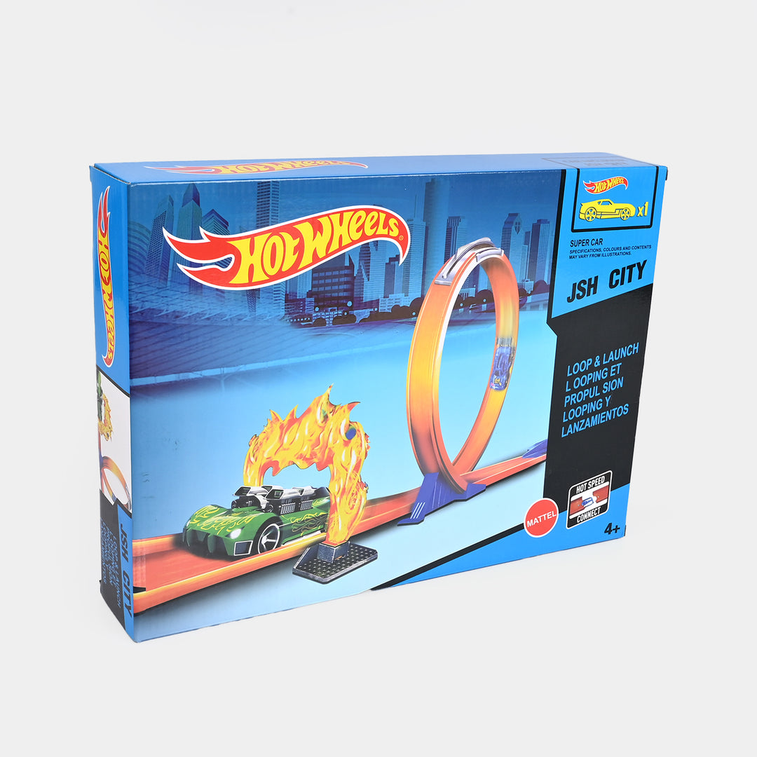 Track Racing Car Set for Kids