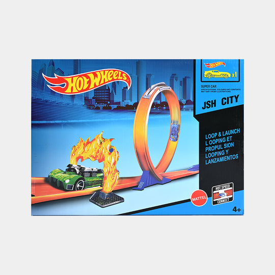 Track Racing Car Set for Kids