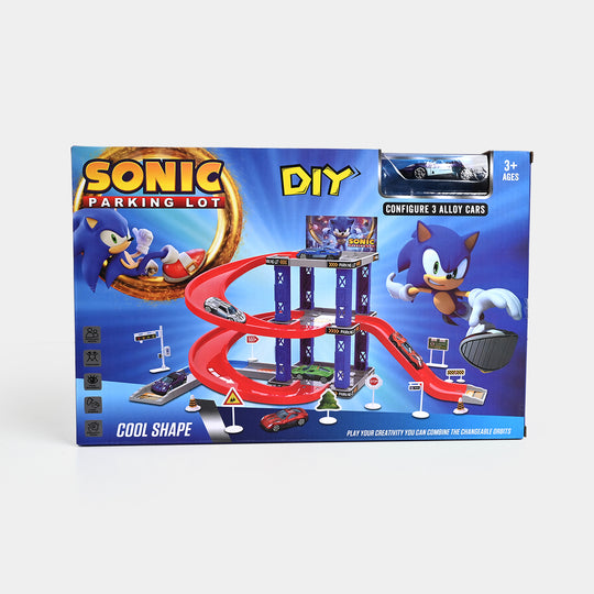 Character Parking Lot Building Game Play Set