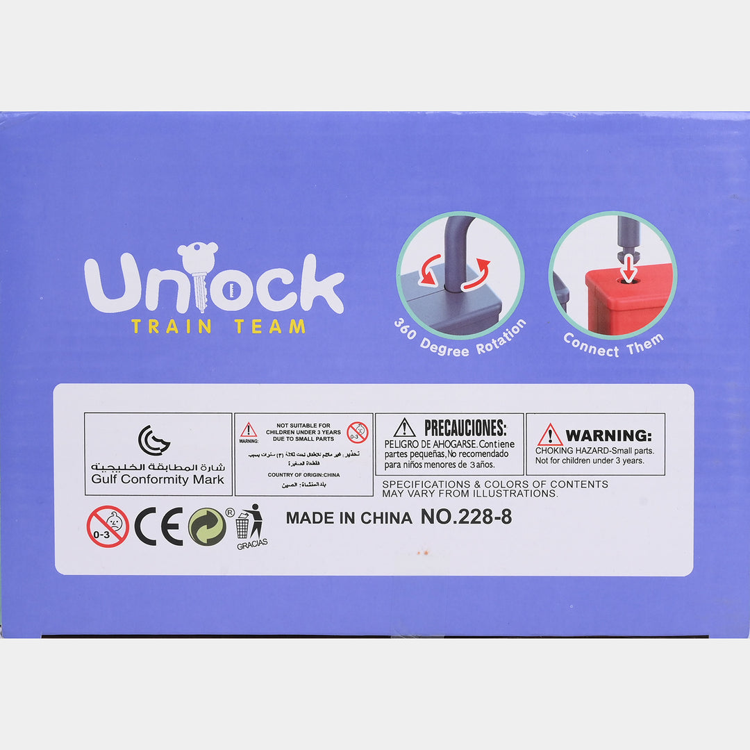 Unlock Train Team – Matching Lock Educational Toy Set