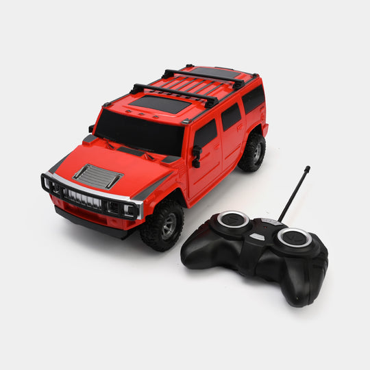 1:12 Scale Red Hummer Remote Control Car For Kids