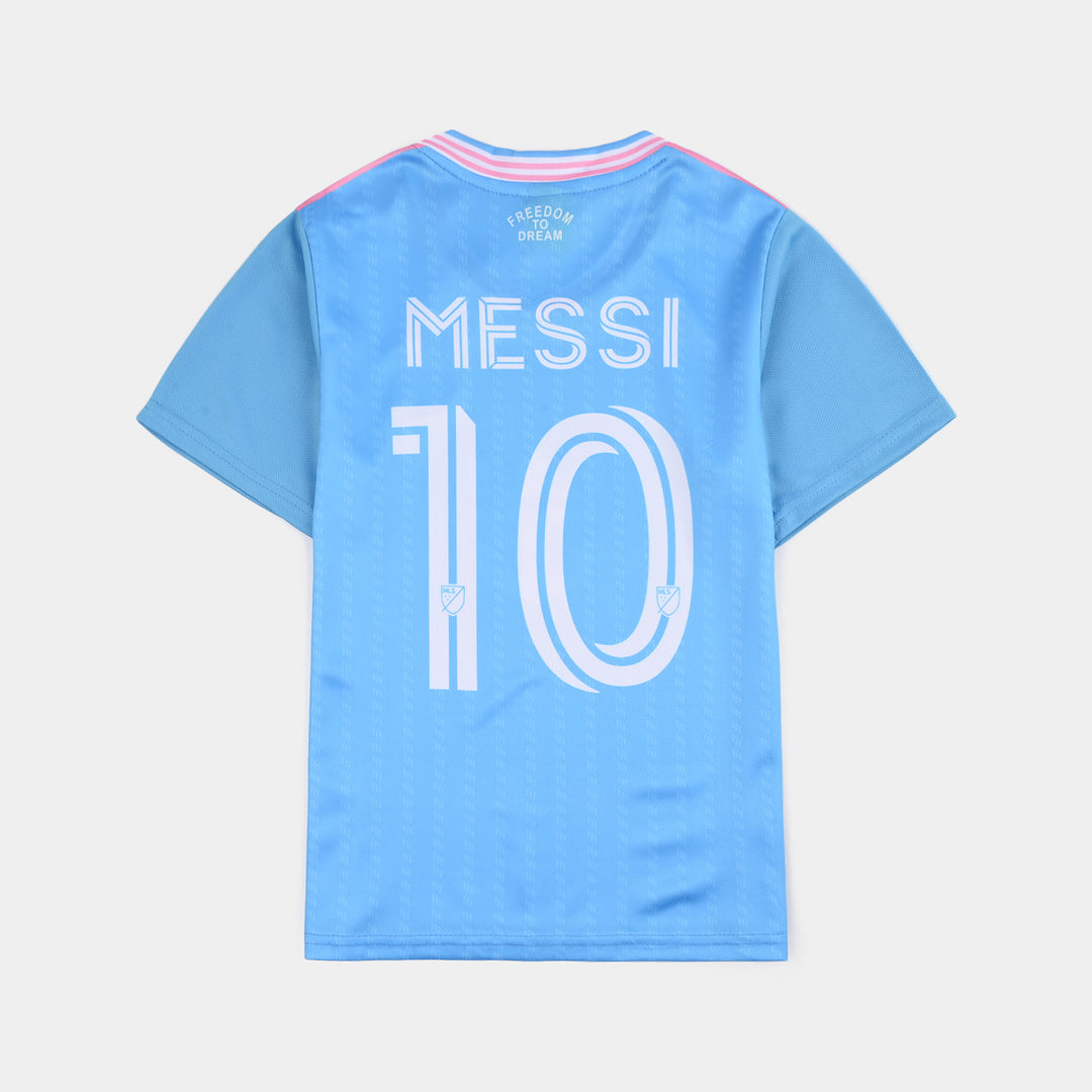 Boys Poly Jersey Suit – Sky Blue