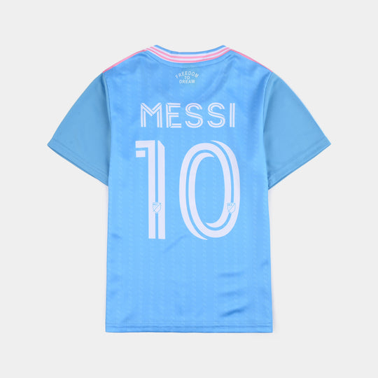 Boys Poly Jersey Suit – Sky Blue
