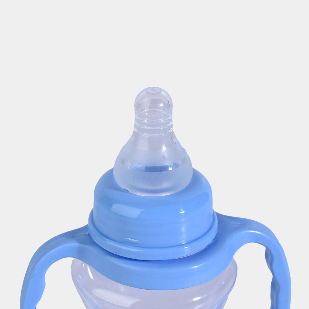 Lyfe Baby Plastic Feeding Bottle 9Oz |280ml |Basic Natural Blue